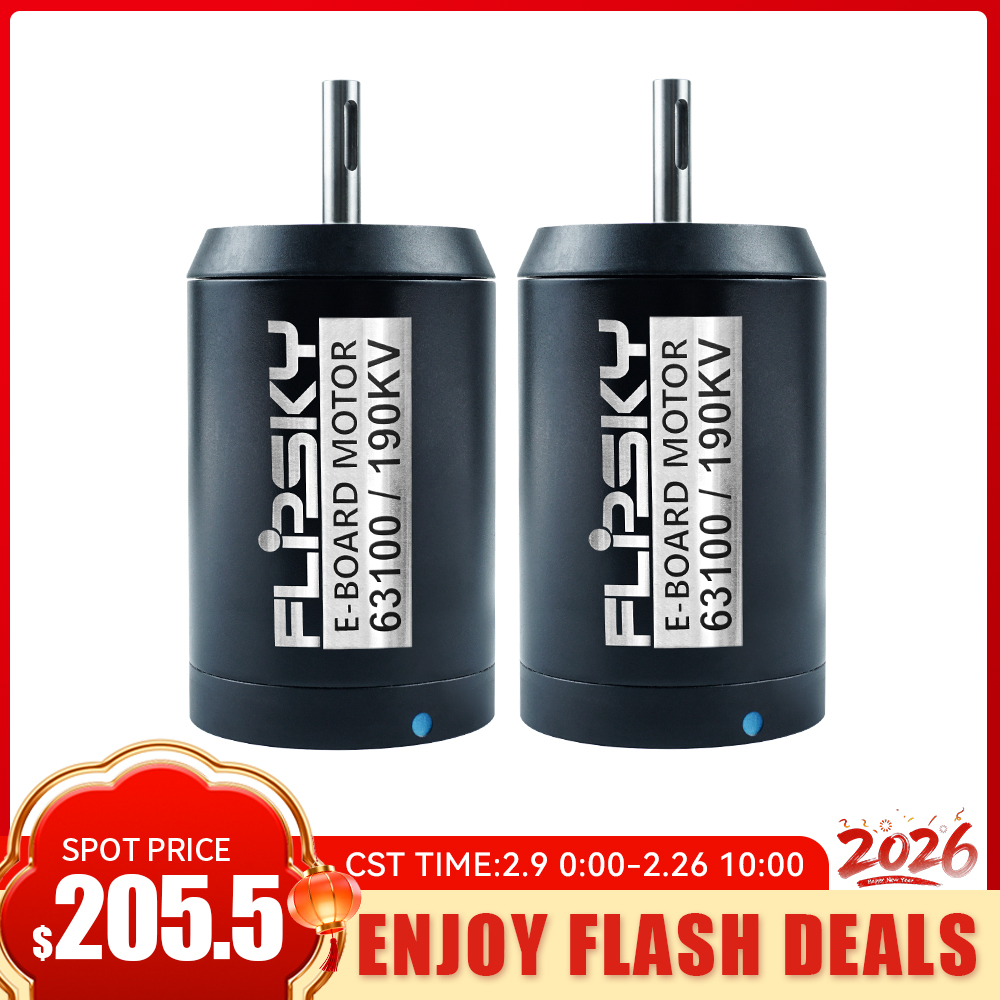 63100 Brushless Motor 140Kv - Flipsky Flash Fırsatları 2PCS Sensörlü Outrunner