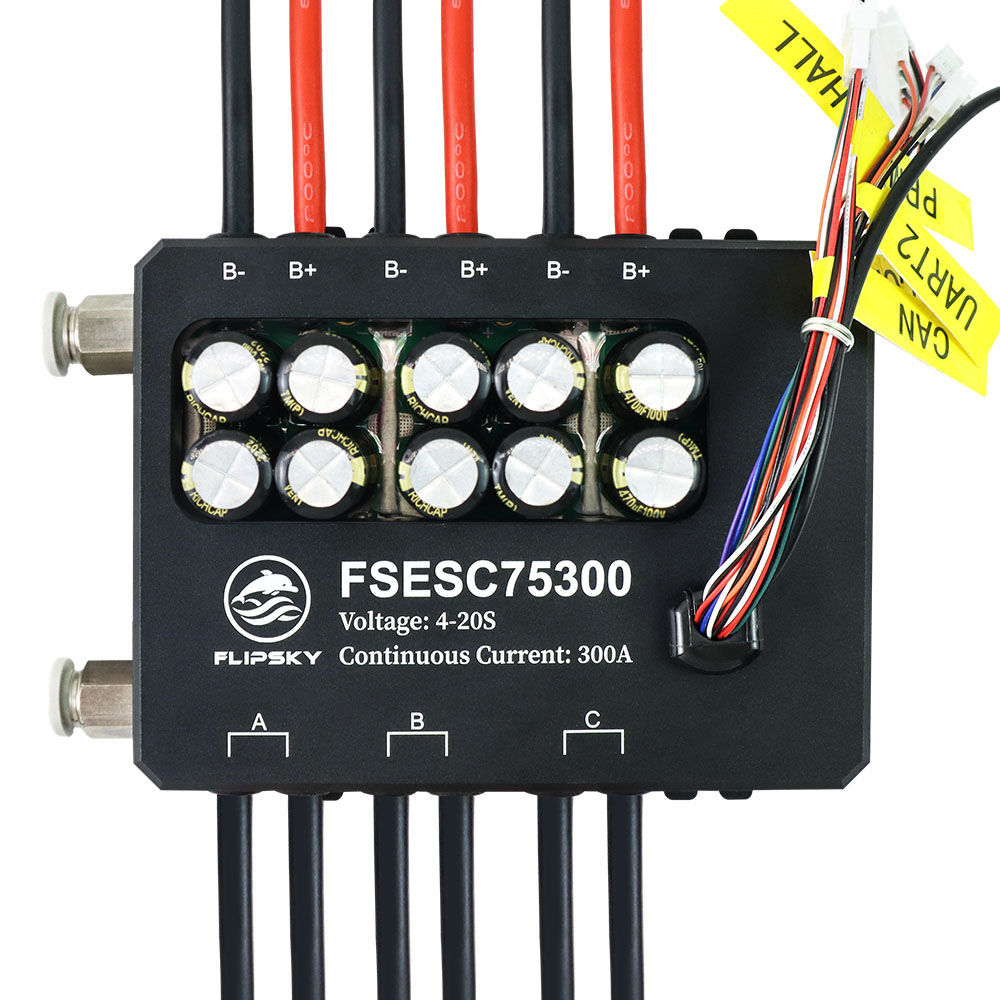 Vesc 75300 High Current Esc - Flipsky FSESC 75300 84V yüksek akım