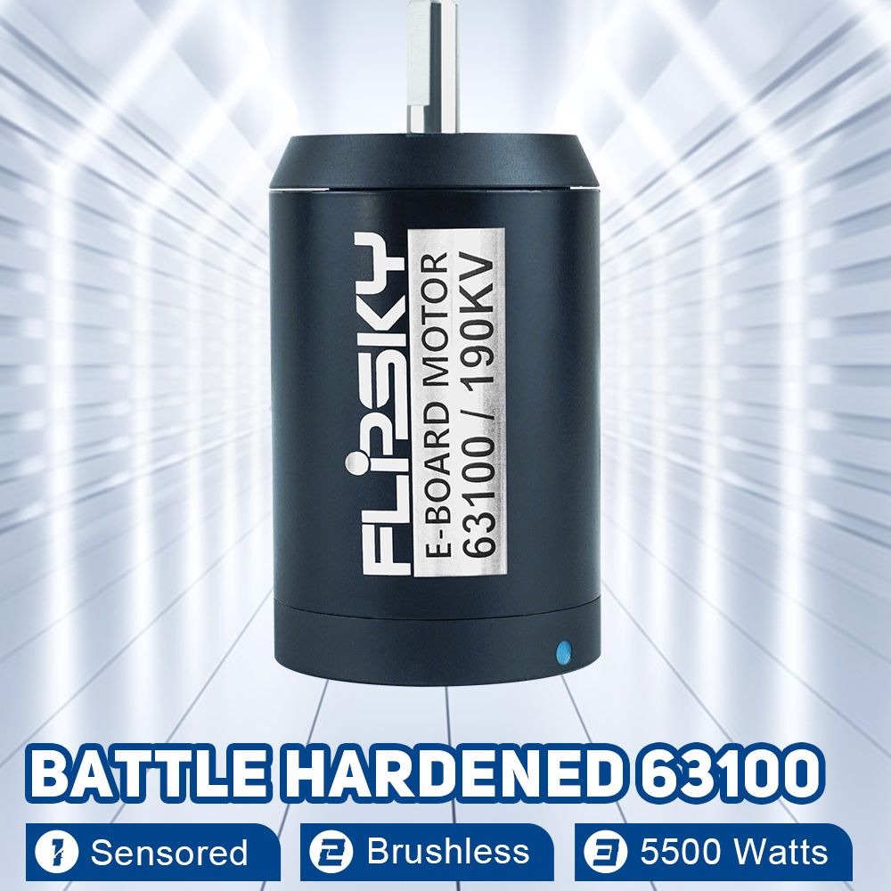63100 Brushless Motor 140Kv - Flipsky sensörlü Outrunner fırçasız DC Motor