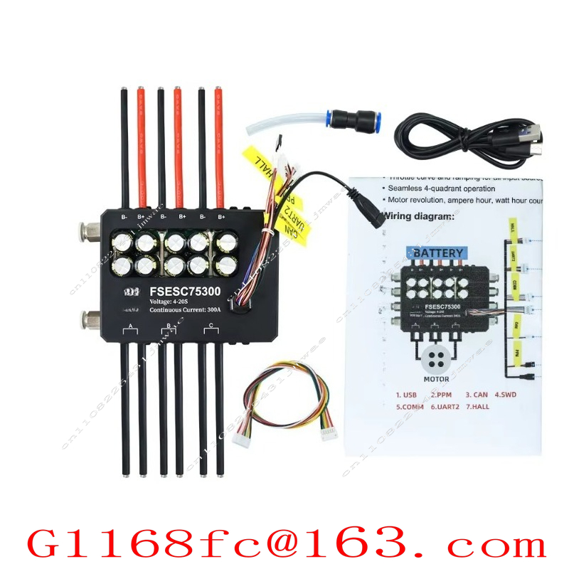 FSESC 75300 Vesc tabanlı Yükse - Vesc 75300 High Current Esc incelemesi ve fiyatı